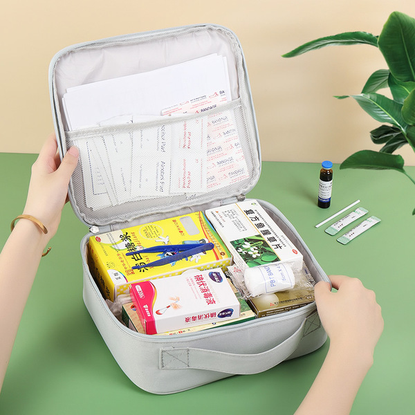 Portable pharmaceutical package fabric medical box travel medical…