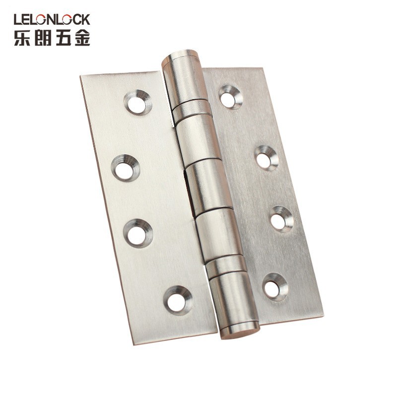 Personalizado 304 acero inoxidable bisagra de cojinete de madera de puerta de dormitorio puerta de madera maciza multi-especificación C-agujero silencioso bisagra de apertura plana