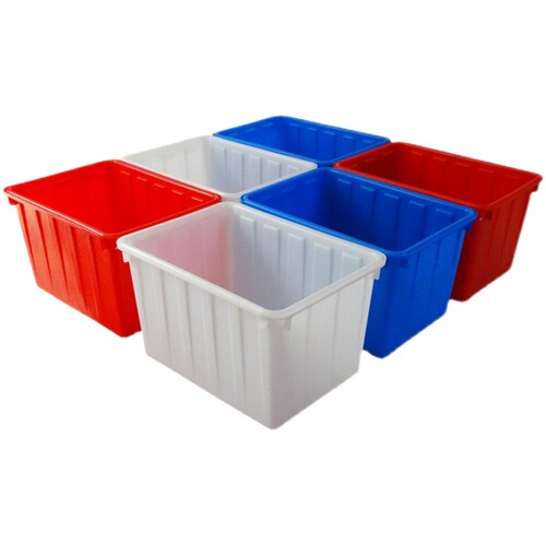 Thickened square bucket water tank plastic rectangular fish farming and selling fish box large large capacity large water bucket storage plastic bucket
