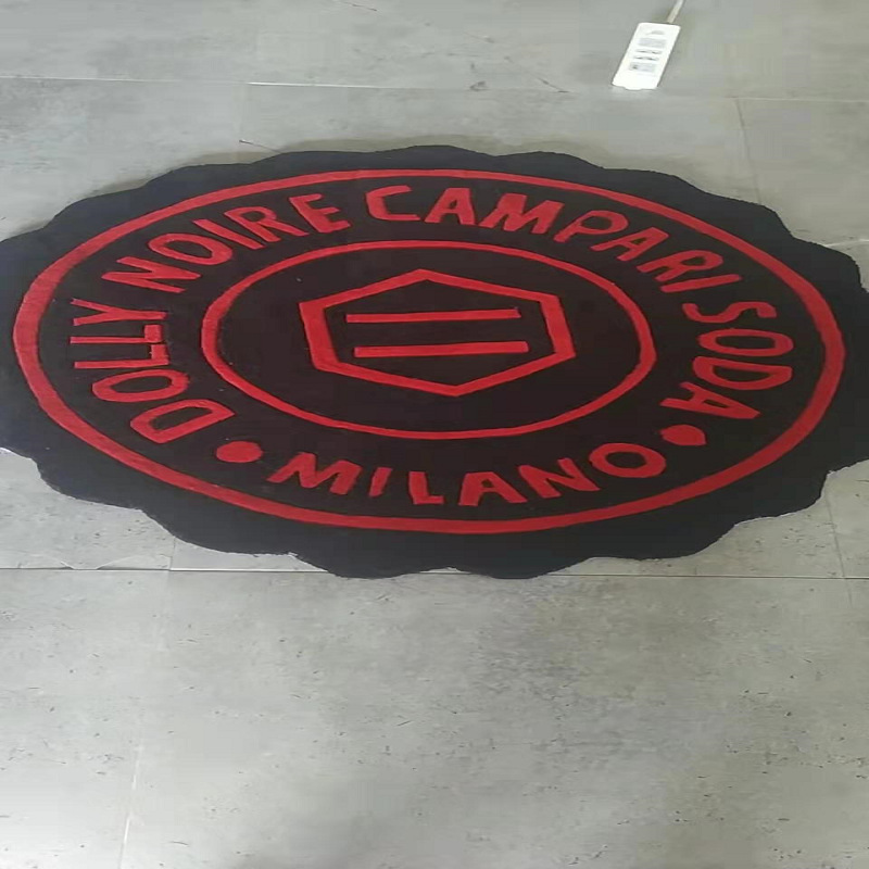 隆泰瑞澤地毯墊簡約抽象卡通條紋定制個性圖案客廳沙發茶幾床邊