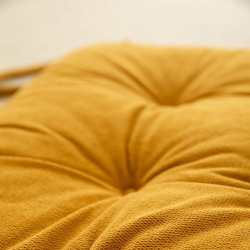 Pure Color Baby Fleece Seat Cushion Autumn/Winter Butt Cushion Seat Pad Warm Natural Color Strap Convenient to Fix Multiple Colors Available