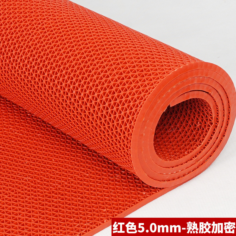 床マット浴室滑り止めマットキッチントイレ屋外商用pvc透かし彫り防水防油カーペット玄関マットプラスチック|undefined