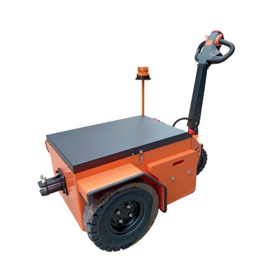 普尔夫1T2T3T步行式电动牵引车机场搬运车迷你小型转运拉货物拖车
