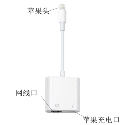 手机插网线转换器百兆网络可供电手机直播玩游戏连以太网多功能线|ms