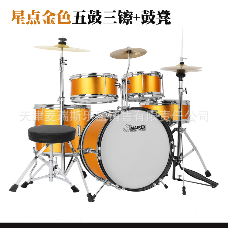 Niños estantes batería principiante jazz batería iniciación temprana música percusión regalos para niños 2 - 15 años