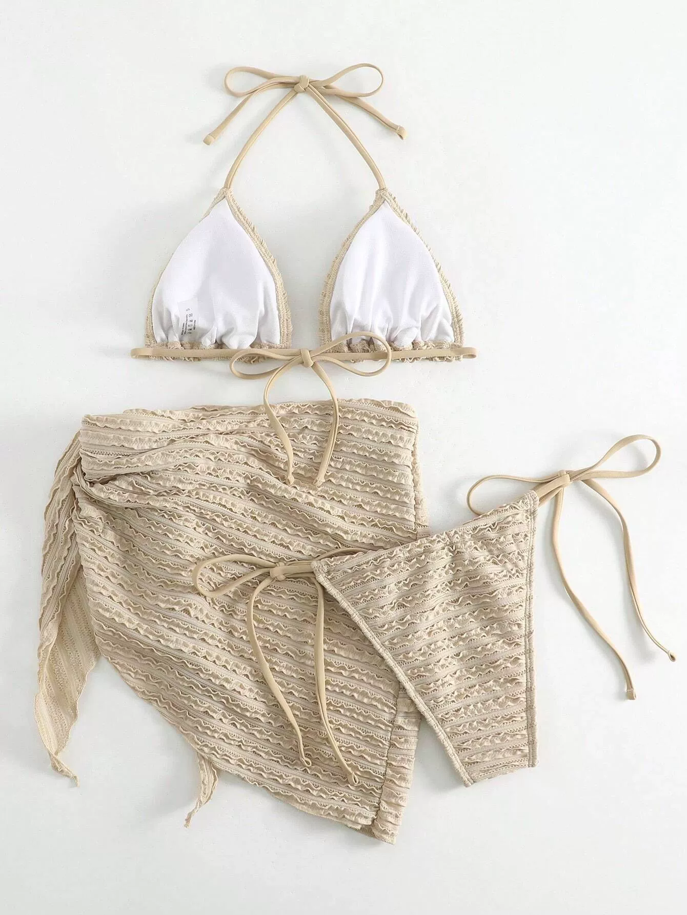 Сексуальные плавательные костюмы, цветной пляжный набор, европейский стиль, набор из 3 предметов