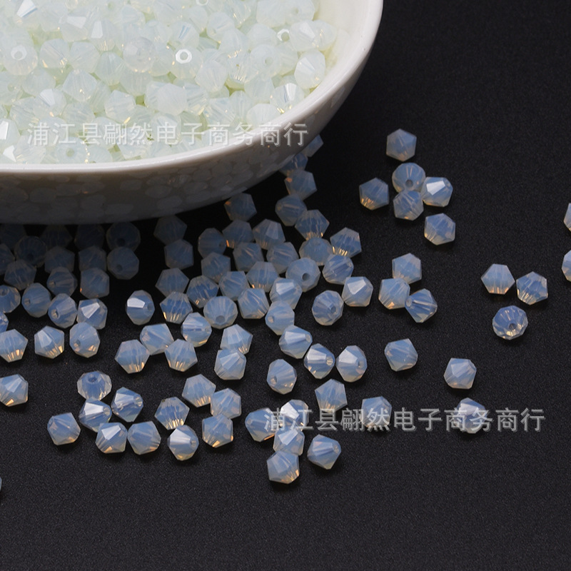Bạch ngọc trứng / Hạt kim cương boutique 3mm (100 chiếc/gói)