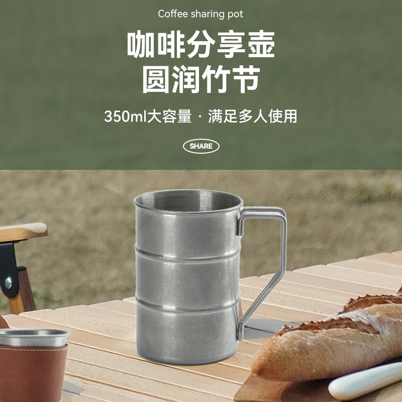 Festival regalo mano café traje maleta portátil al aire libre utensilios de café traje mano café traje completo