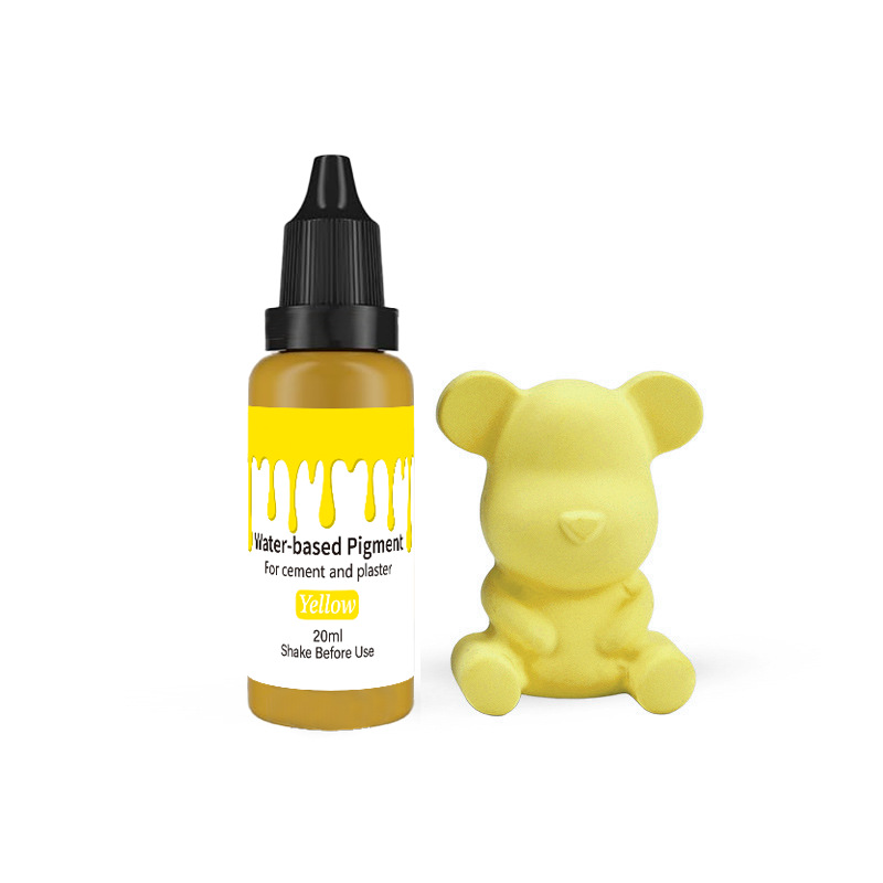 20ml double concentration gypsum colorant has excellent coloring effect and is used for gypsum cemen