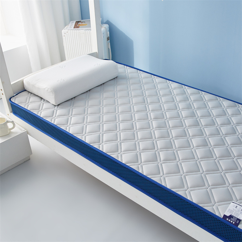 Nuevo colchón de dormitorio de estudiantes universitarios de algodón con memoria de látex individual 90*190 cama de dormitorio de dormitorio de escuela secundaria