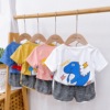 Summer clothing, summer children's set, 2021 collection, western style, 1 years, Korean style