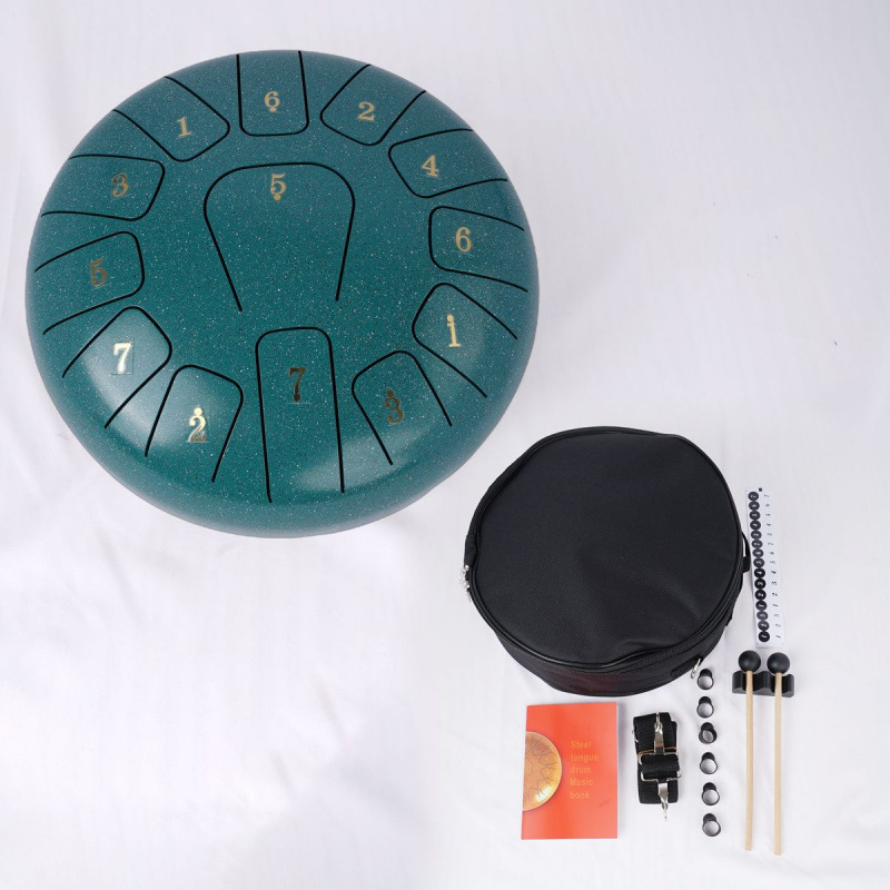 Drum etéreo de pulgada sonido mini pulgada sonido de niños de iluminación estudiantes instrumentos musicales tambor lengua de acero principiantes Aliexpress