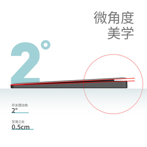 Ultra-thin tempered glass switch plug 86 type household surface-mounted white and gray single-pole five-hole USB wall plug