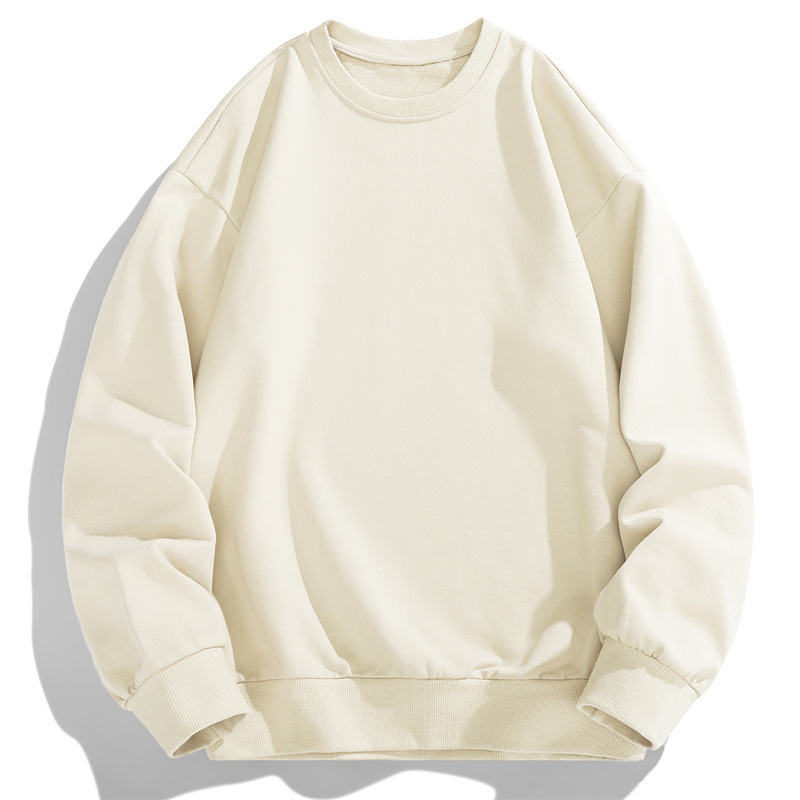 Men's Crew Neck Sweatshirt, Spring and Autumn 2023 New Trendy Loose Fit Versatile Long Sleeve Top