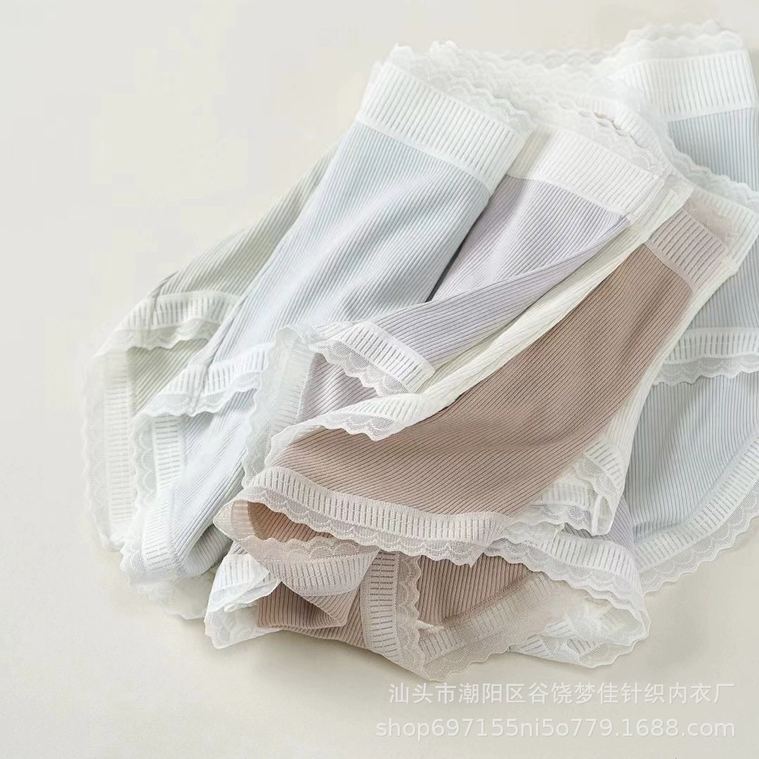 Платье Lace мягкие комфортные штаны, дышащее эластичное белье в французском стиле, высокая талия