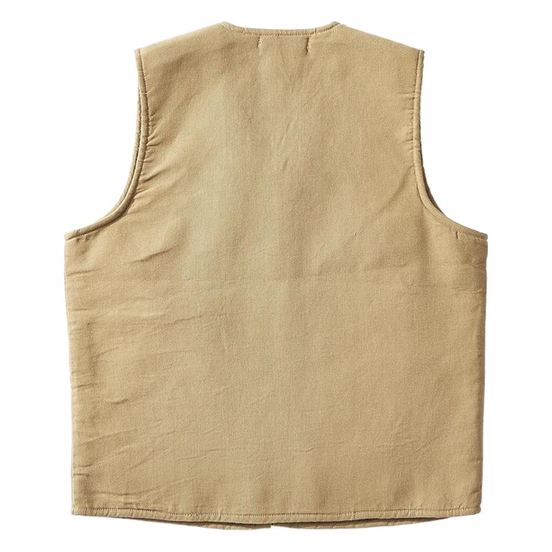 OKONKWO uniforme militar Marina DE LA Segunda Guerra Mundial Chaleco de lana de cordero forrado de lana engrosada Chaleco de los hombres ameikaji