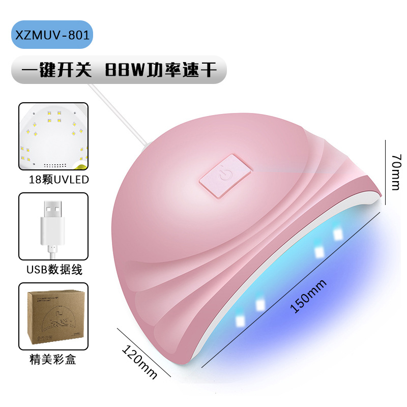 Fábrica al por mayor Mini lámpara de uñas pequeña máquina de fototerapia portátil lámpara de cocción de mano lámpara de curado UV de uñas