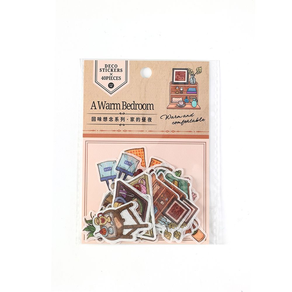 Bolsa de pegatinas de vida retro de infeelme