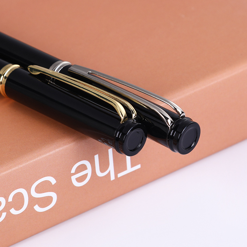 Suministro directo de fábrica Bolígrafo De Metal bolígrafo de negocios pluma de aceite Oficina publicidad bolígrafo pluma de metal pluma firma personalización