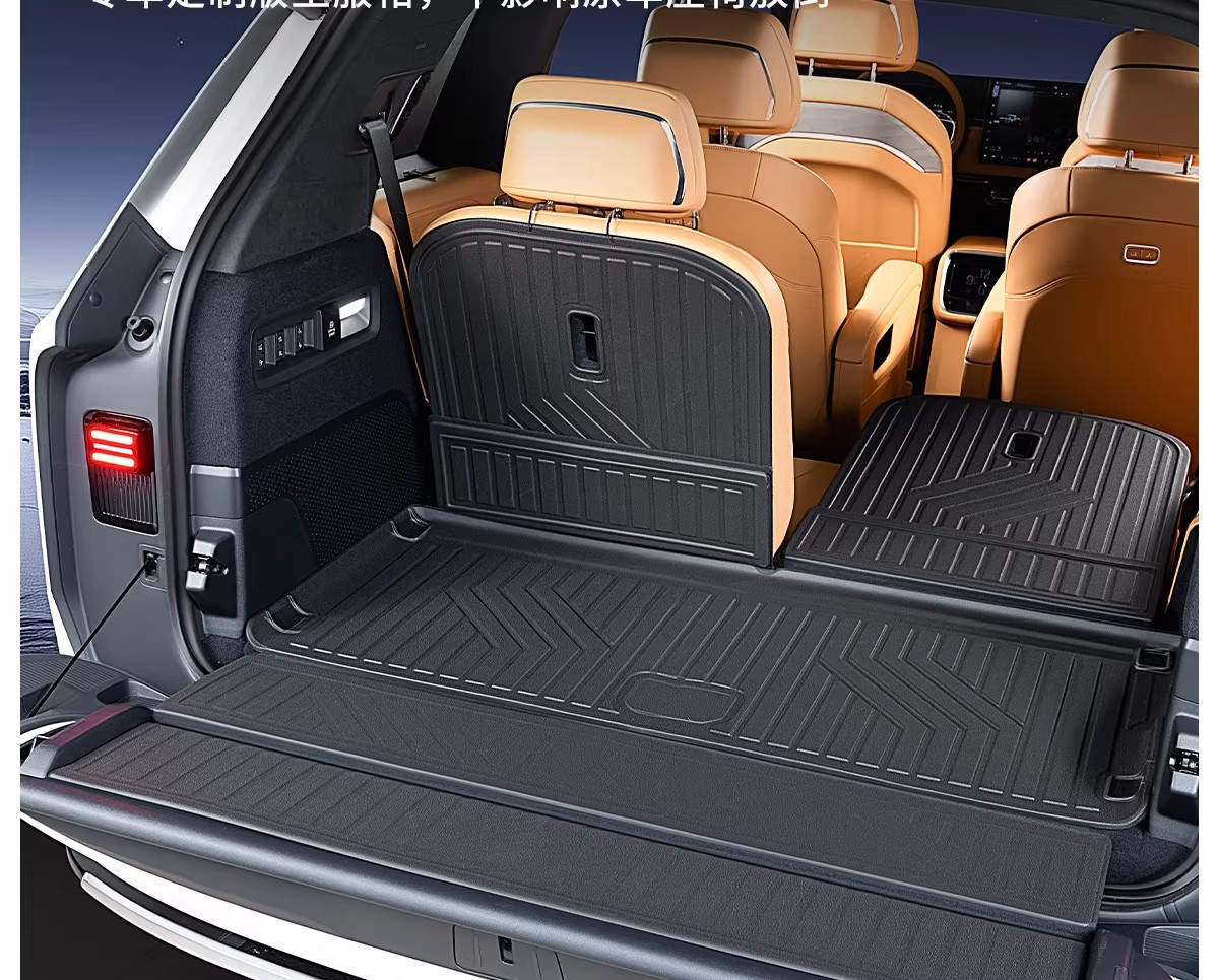 Suitable for Zeekr 9X Trunk Mat, Car Interior Special Full-Coverage Tpe Trunk Mat, Modified Decorative Accessories