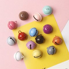 22mm糖果色烤漆金屬小鈴鐺 diy寵物配飾 鑰匙扣配件材料15色可選