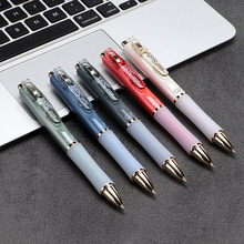商务按动中性笔PC3978宝克0.7 复古色签字笔套装水性笔可订广告笔