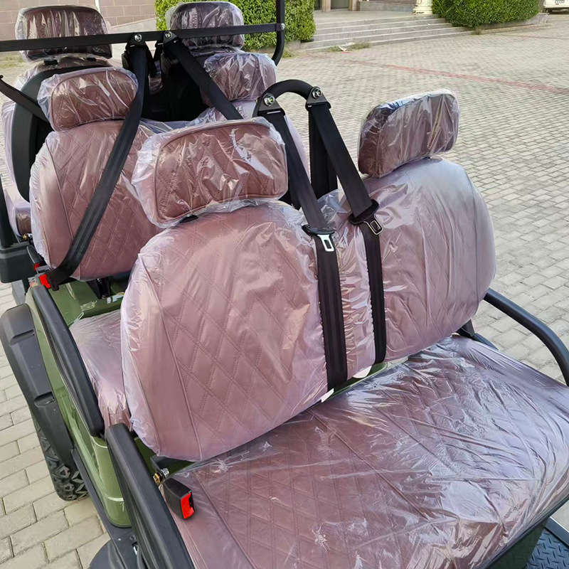 Cross-Border Golf Carts with 4-8 Seats, Resort Shuttle Buses, Real Estate Reception Vehicles, Electric Four-Wheel Sightseeing Vehicles