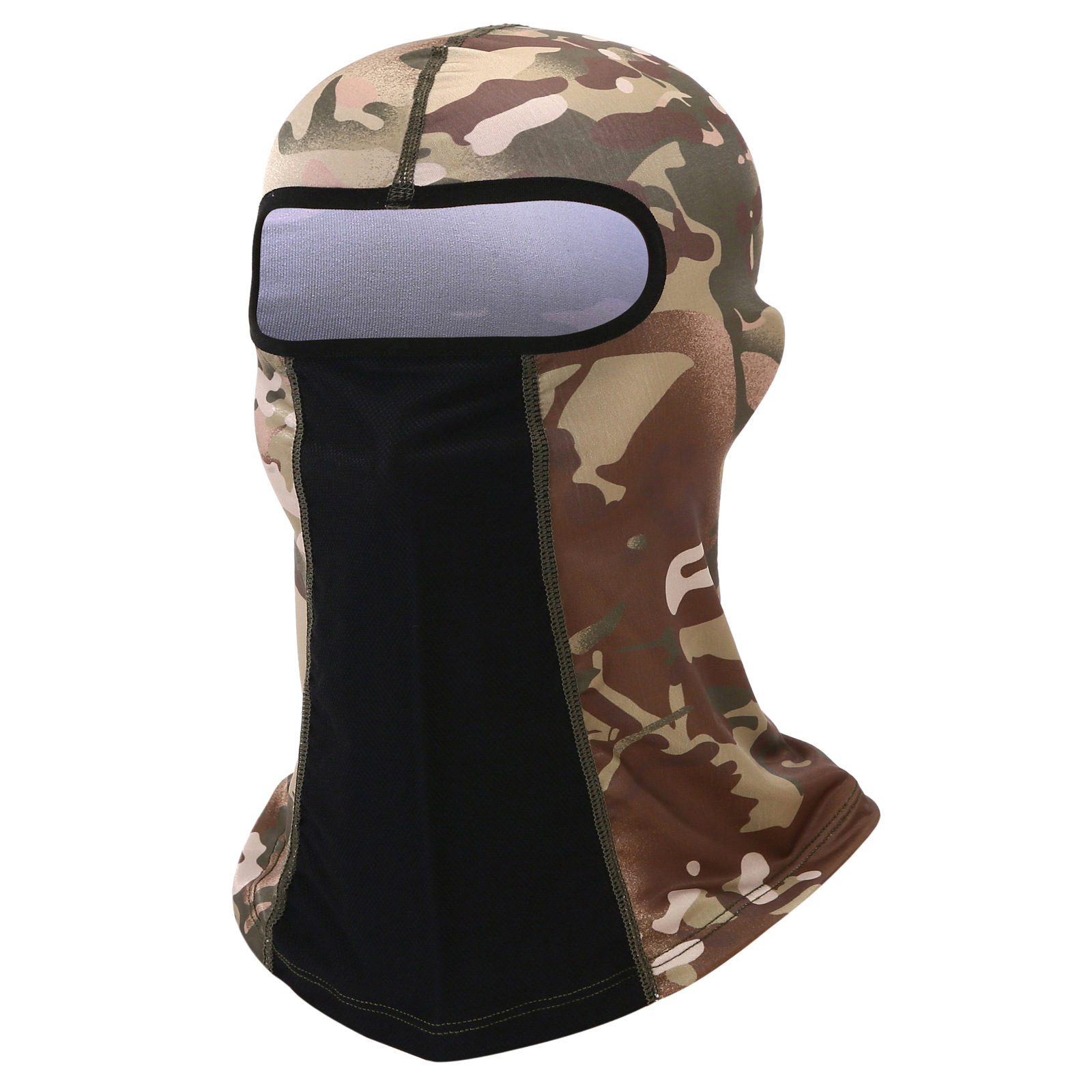 Nueva máscara solar de motocicleta transfronteriza, casco de hielo de cara completa, máscara de protección contra los rayos ultravioleta