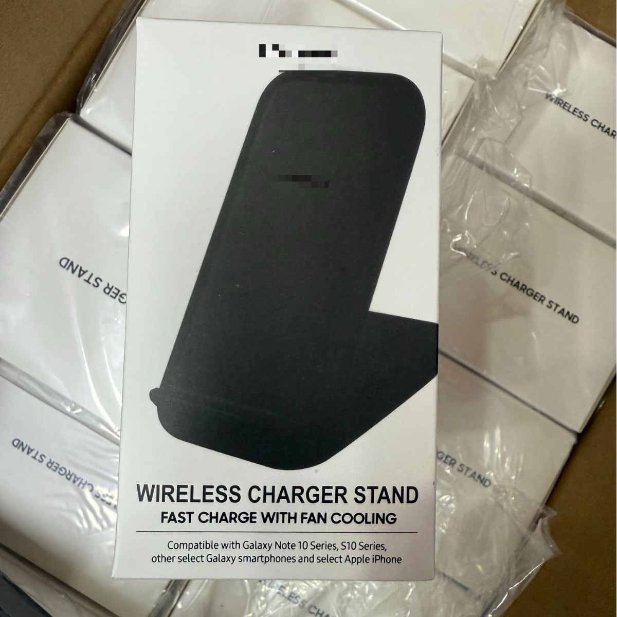 Suitable for Samsung 5200 Wireless Charger S20 Accelerated Charging Board Vertical Base 15W Wireless Charging Fast Charging