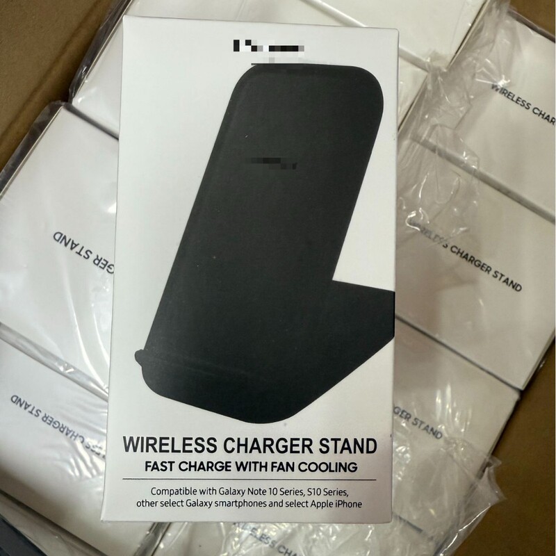 Suitable for Samsung 5200 Wireless Charger S20 Accelerated Charging Board Vertical Base 15W Wireless Charging Fast Charging