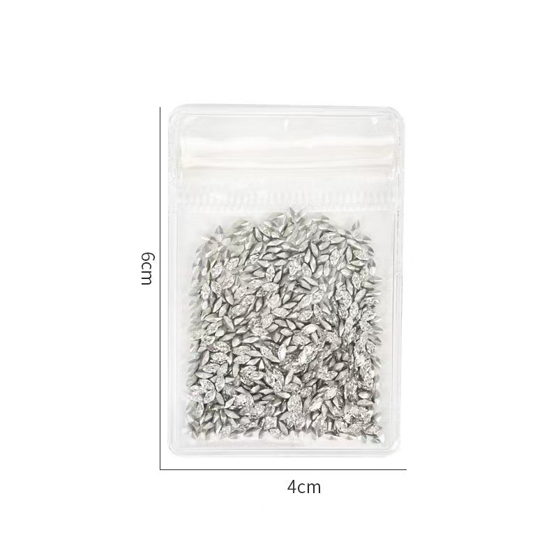 Super Flash mini Ojo de caballo micro decoraciones de uñas de circonio Popular en línea celebridad mini tamaño pequeño señaló circón diamante en forma especial