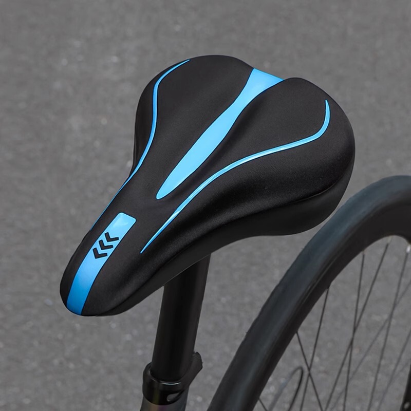 自転車シートクッションカバーシリコン厚く快適なソフトロードバイク自転車シートクッションカバーサイクリングアクセサリーマウンテンバイクシートカバー|undefined