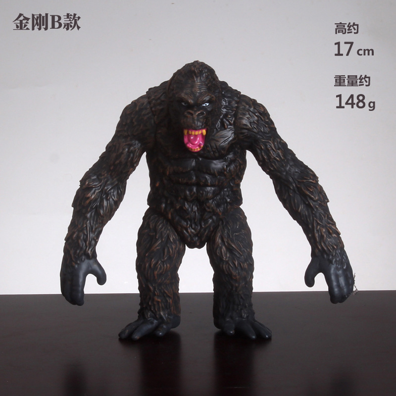 Modelo de juguete de goma suave del dinosaurio del monstruo del dinosaurio de GODZILLA extremidades movibles regalo del juguete de la muñeca del vinilo