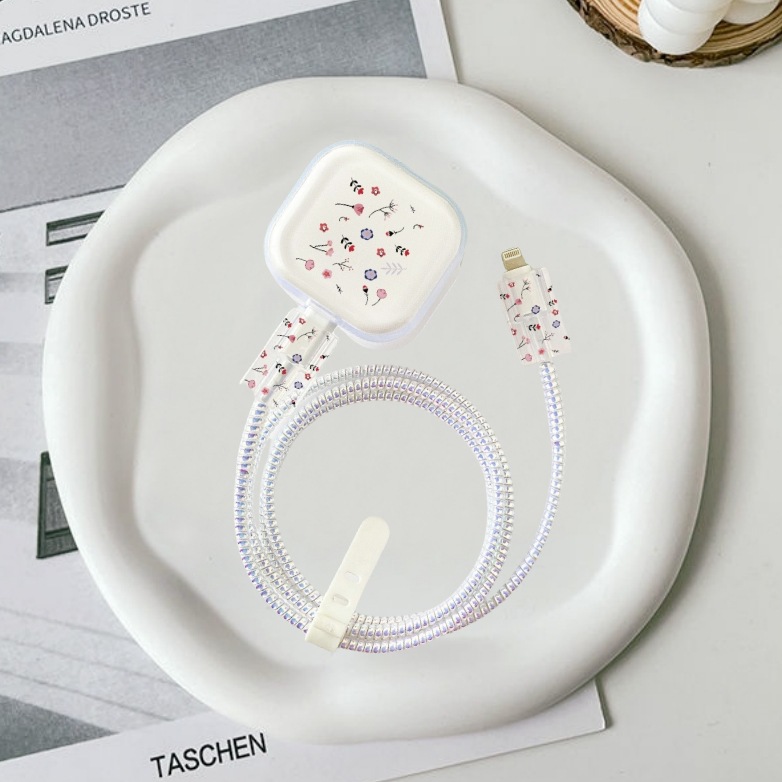 꽃무늬[5종세트-큰머리1-작은머리2-보호줄1-끈1]