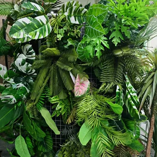 仿真植物藤条墙面装饰室内壁挂花藤垂吊客厅绿萝绿植假花吊兰藤蔓