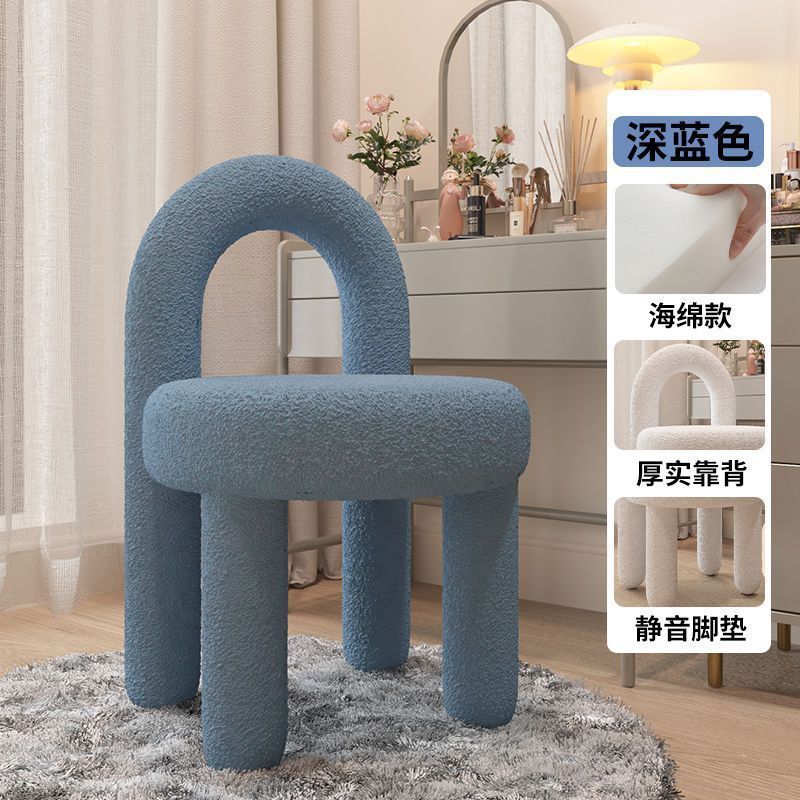 家庭用化粧椅子化粧椅子寝室化粧台腰掛け現代シンプルなテーブル椅子|undefined