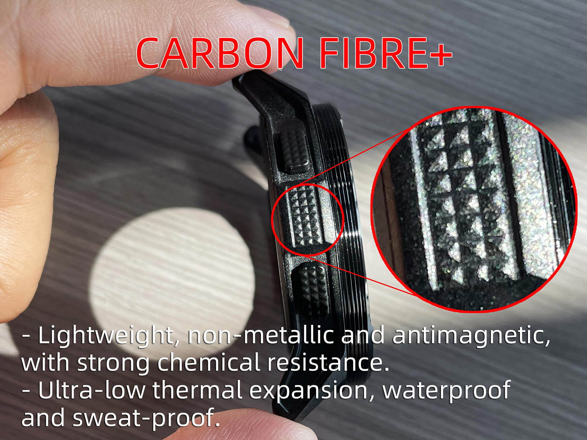 Sport Smartwatch Mit Kompass Wasserdicht Aus Carbonfaser_voghion.com