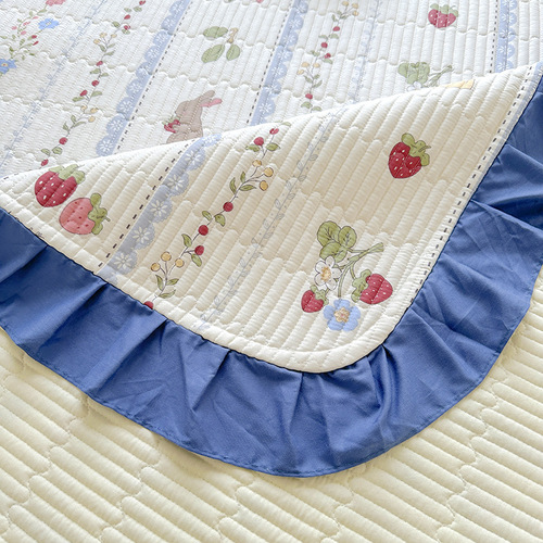 INS Style A-Grade 100% Cotton Bedspread Set of Three (60-Count All-Cotton Quilted Bed Sheet with Extra Padding and Tatami Cushion) Wholesale