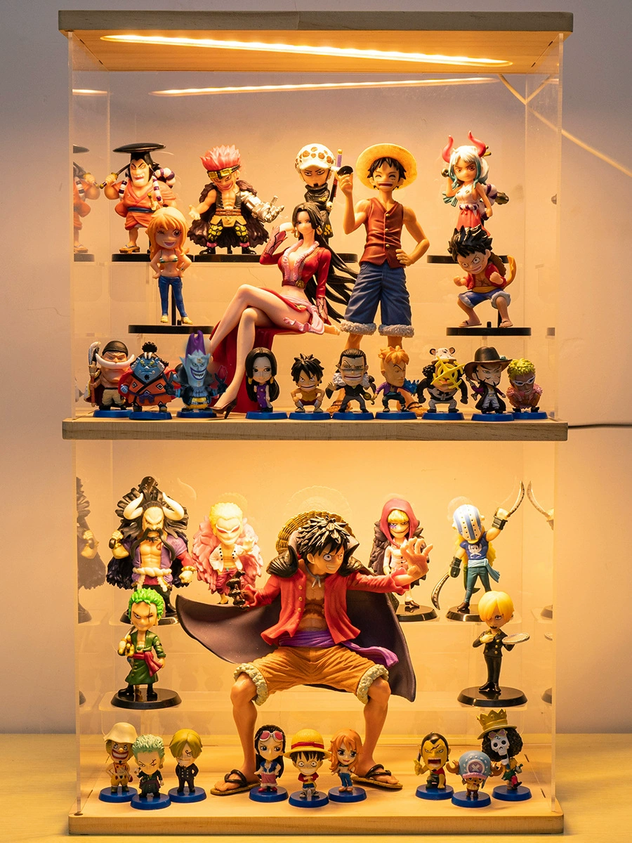 Комплект фигур One Piece: полный набор Лuffy Empress Peripherals Zoro Q Version Blind Box Doll, украшения, подарки на выпускной