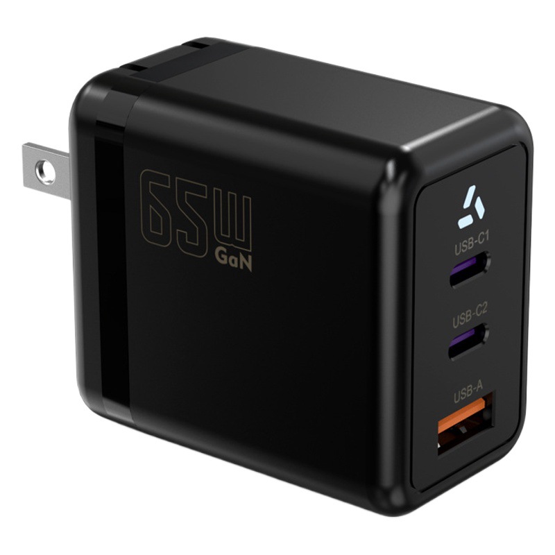 Cargador de nitruro de galio 65W diario certificado PSE cabeza de carga USB multi-Puerto teléfono móvil computadora PD carga rápida personalización de la cabeza