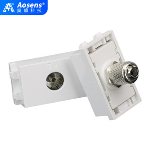 Aosheng 128 TV module ground plug panel accessories TV closed circuit TV socket multimedia welding-free TV