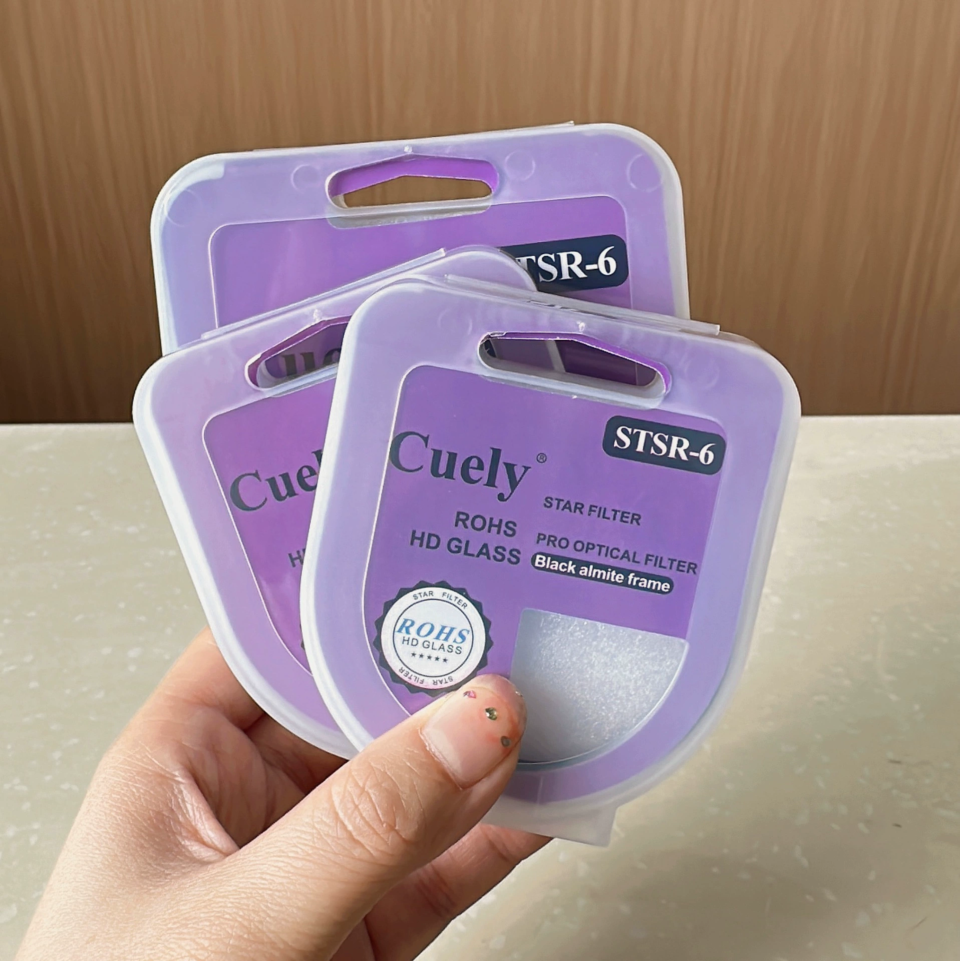 Cuely Starlight Mirror 6-линейное зеркало Starlight 37 40,5 43 46 49 мм ночник фильтр для микро-зеркальной камеры