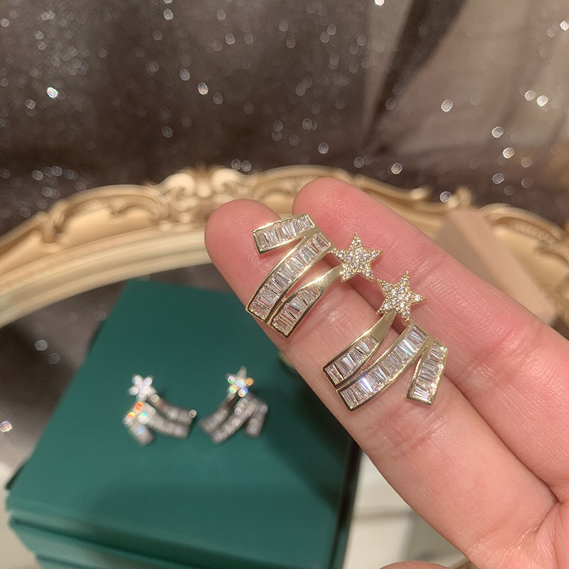 Earrings Classification Fashion Wave Star Earrings