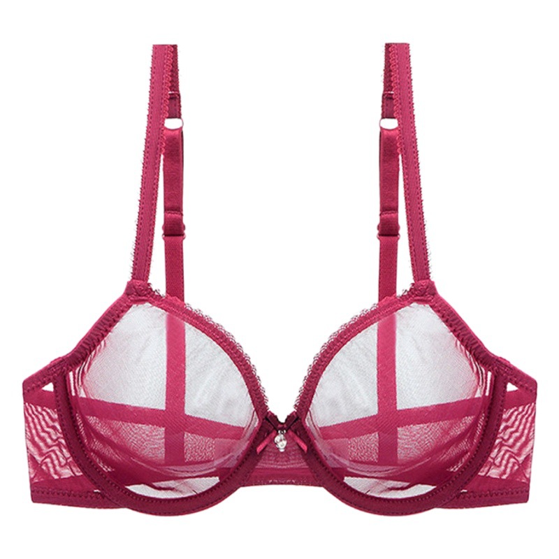 Varsbaby ver-a través del sujetador ultra-Delgado sujetador de malla transpirable sexy ropa interior de las mujeres transfronteriza de una sola pieza de entrega