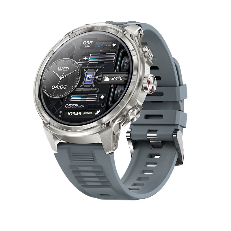 V99 reloj inteligente Bluetooth llamadas flash 1.85 pulgadas frecuencia cardíaca oxígeno multi-deporte reloj inteligente impermeable