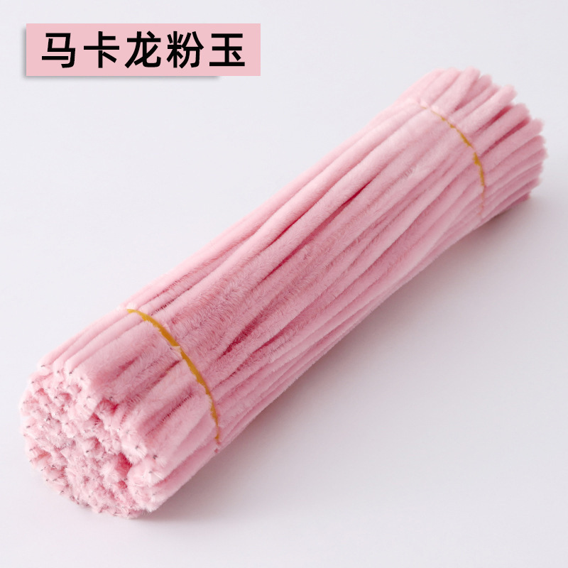 Varilla de torsión colorida súper densa hecha a mano fabricante de material de bricolaje al por mayor varilla de torsión de macarons hecha a mano en negrita para niños