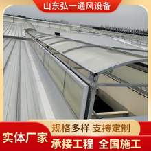 圆拱形天窗 养殖换气通风电动天窗 来图加工 钢结构侧开通风气楼