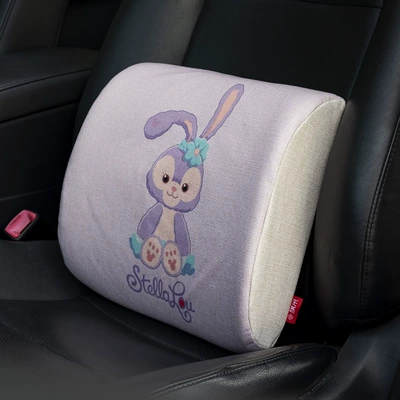 Waist support, car supplies - memory-foam-lumbar-support-purple-rabbit