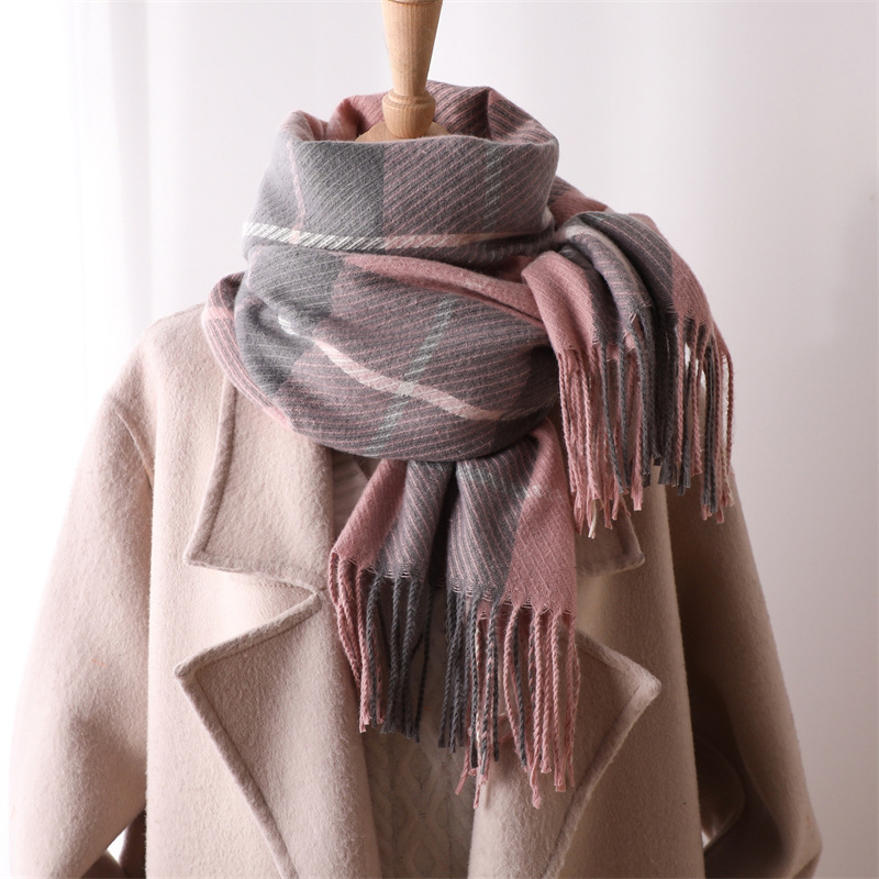 Women's Elegant Classic Style Color Block Polyester Printing Scarf display picture 3