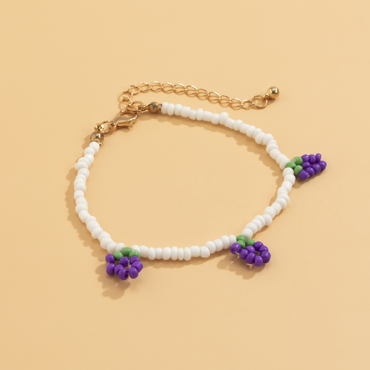 small grape pendant rice bead cute necklace bracelet waist chain wholesale jewelry Nihaojewelrypicture34